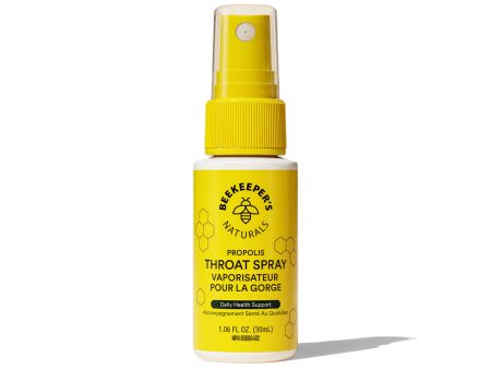 Propolis Throat Spray - Daily Health Support by Beekeeper s Naturals, 30ml For Cheap