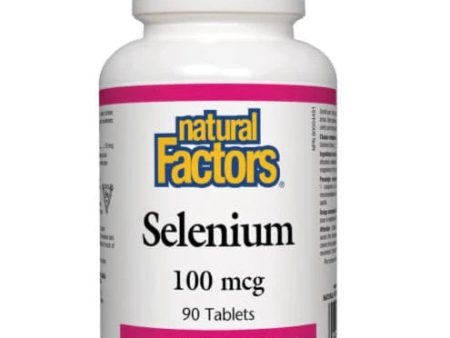 Selenium 100 mcg by Natural Factors, 90 Tablets Hot on Sale