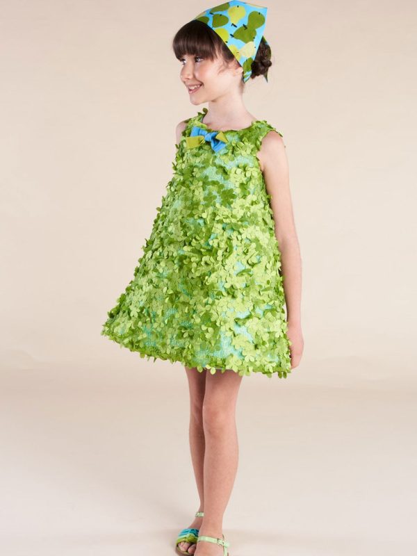 3D Flower Embelished Dress Online