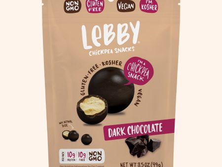 Dry Roasted Chickpeas Dark Chocolate by Lebby, 99g Sale