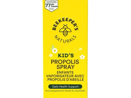 Kid’s Propolis Throat Spray - Daily Health Support by Beekeeper s Naturals, 30ml Online now