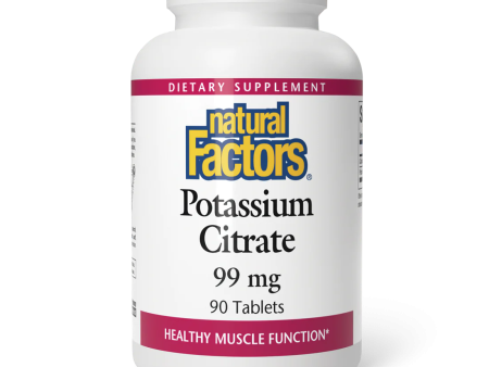 Potassium Citrate by Natural Factors, 90 Tablets 99 mg Discount