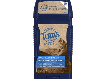 Long Lasting Mountain Spring Deodorant for men by Tom s of Maine 79g Online Hot Sale