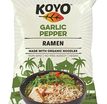 88% Organic Garlic Pepper Ramen by Koyo Sale