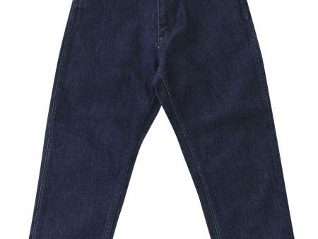 Dark Indigo Denim Trousers Online Sale