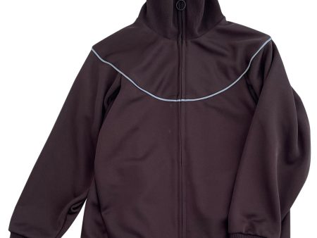 Chocolate Zip Track Jacket Supply