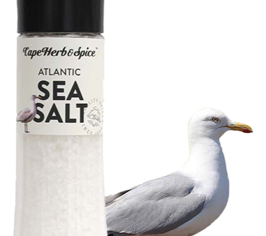 Tall Atlantic Sea Salt Grinder by Cape Herb & Spice 360g Sale