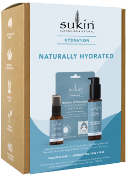 Naturally Hydrated Gift Set by Sukin on Sale