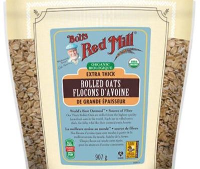 Extra Thick Organic Rolled Oats by Bob s Red Mill, 454g Discount