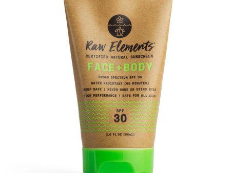 Face + Body SPF 30 Tube by Raw Elements 85g Online Hot Sale