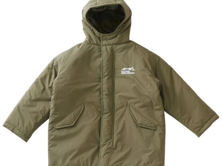 Khaki Padded Parka Jacket Cheap