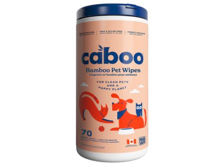 Bamboo Pet Wipes by Caboo, 70 jumbo wipes Online Sale