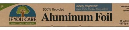 100% Recycled Aluminum Foil by If you care 50 sq ft For Discount