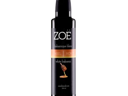 Honey Infused White Balsamic Vinegar by Zoë 250ml For Discount