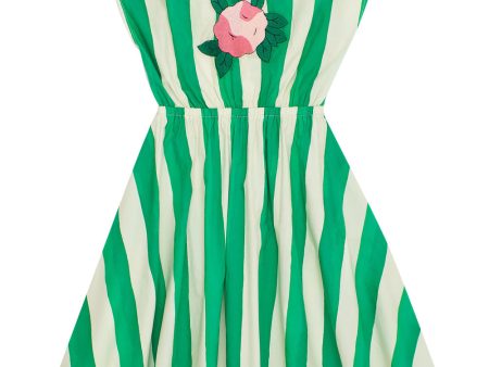 Flower Stripes Dress Online