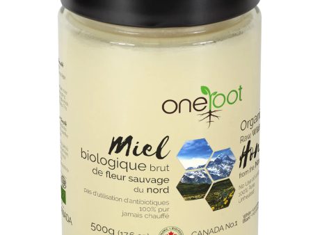 Organic Raw Wildflower Honey  from the North by Oneroot, 500 g Discount