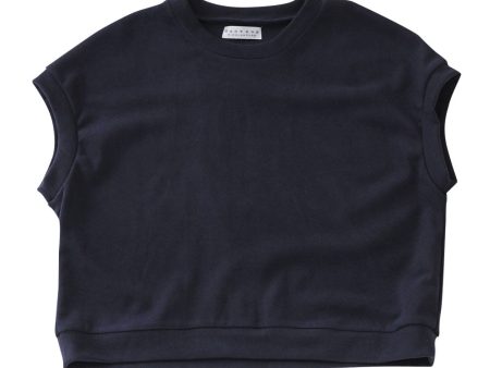 Dark Navy Jersey Sweatshirt Discount