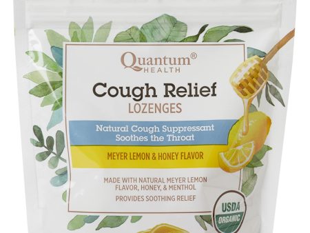 Meyer Lemon and Honey Cough Suppressant Lozenges by Quantum Health, 18 lozenges Cheap