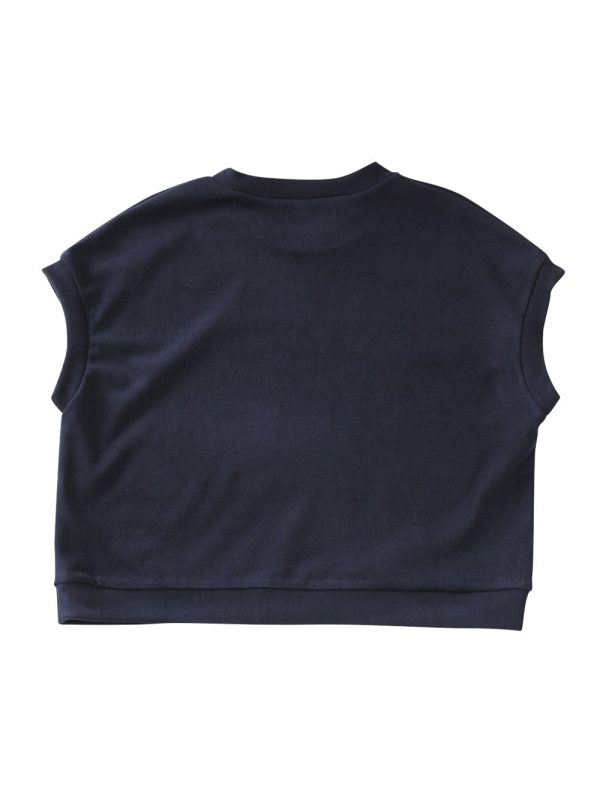 Dark Navy Jersey Sweatshirt Discount