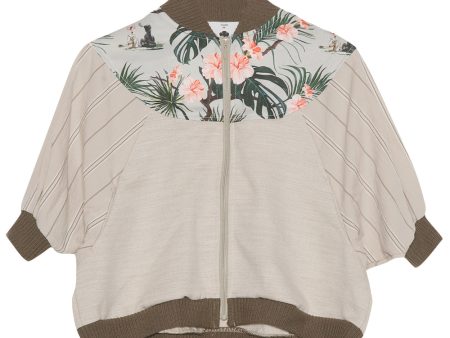 Aloha Beige Spring Bomber on Sale