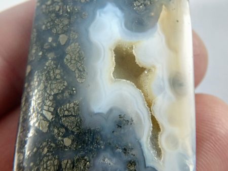 Pyritized Agate Cabochon Discount