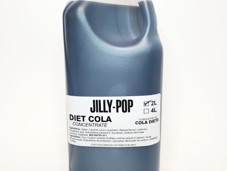 Jilly-Pop Diet Cola Syrup (No Aspartame) on Sale