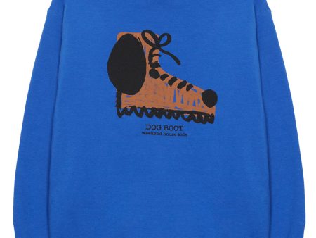 Dog Boots Blue Sweatshirt Online