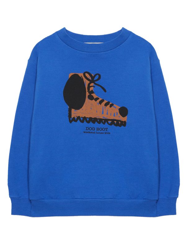 Dog Boots Blue Sweatshirt Online