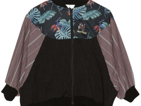 Aloha Black Spring Bomber Sale