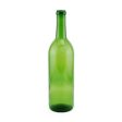 Cork Top Wine Bottles Green Bordeaux Style 750ml x 12 Fashion