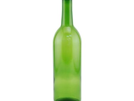 Cork Top Wine Bottles Green Bordeaux Style 750ml x 12 Fashion