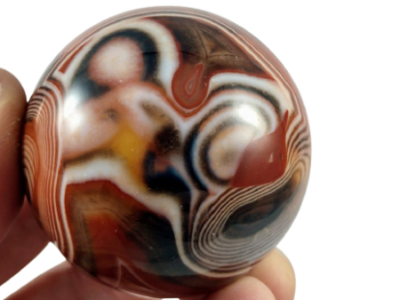 Sardonyx Sphere from Madagascar For Cheap