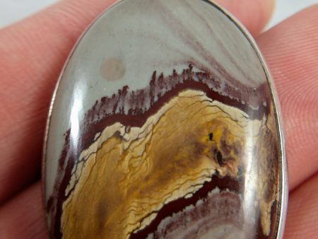 Jasper Pendant in Sterling Silver Hot on Sale