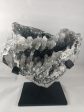 Black Quartz Stalactite Formation, 4.18 lbs. w  Custom Metal Stand Cheap