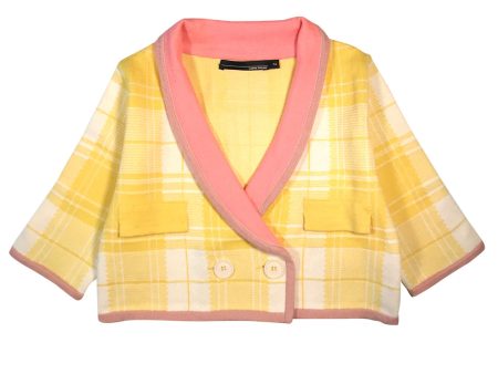 Yellow Checked Jacket Online