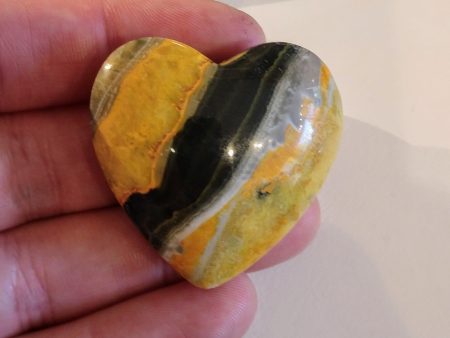 Bumblebee Jasper Heart on Sale