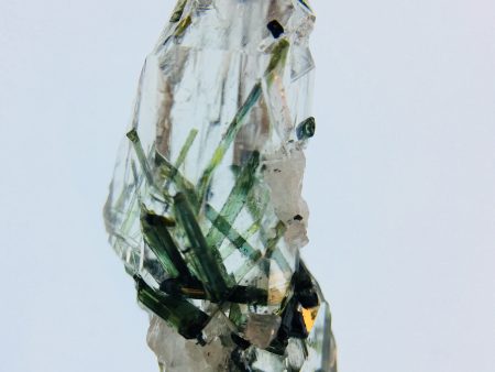 Quartz w  Green Tourmaline, Brasil on Sale