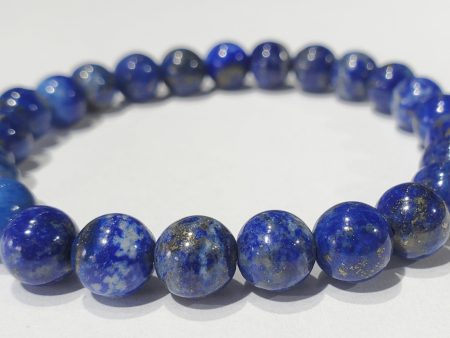 Lapis Lazuli Bead Bracelet (small bead) For Discount