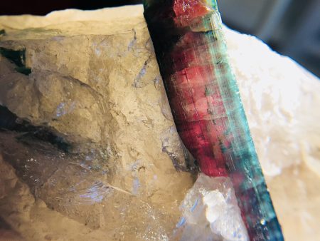 Bi-Color Tourmaline w  Quartz Hot on Sale