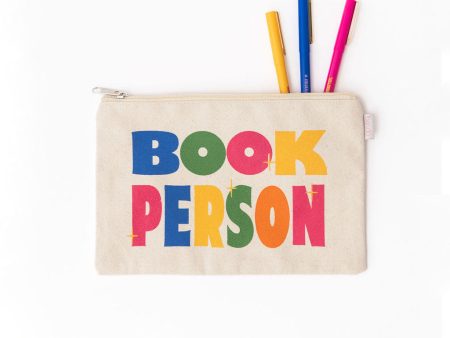 Canvas Pouch - Book Person Online now