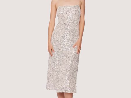 Etoile Midi Dress - Silver Online Sale