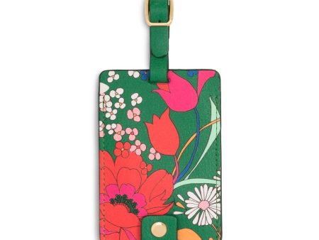 Getaway Luggage Tag - Emerald Super Bloom Sale