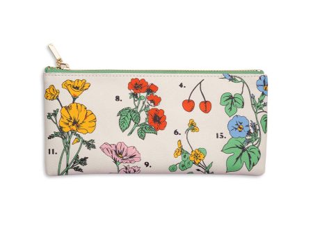 Get It Together Pencil Pouch - Botanical Cream Online Sale