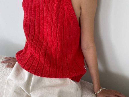 Claire Cotton Sweater Tank - Chili Pepper Online