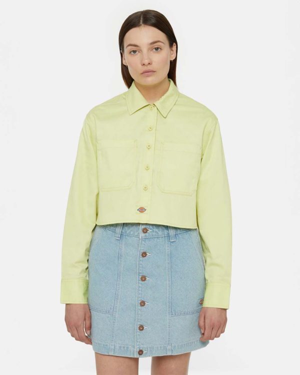 Culpeper Long Sleeve Shirt - Pale Green Online Hot Sale