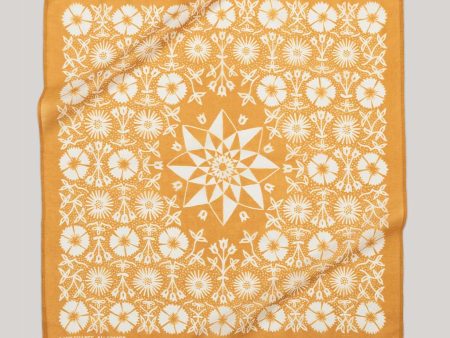 Cotton Aster Bandana - Butternut Discount