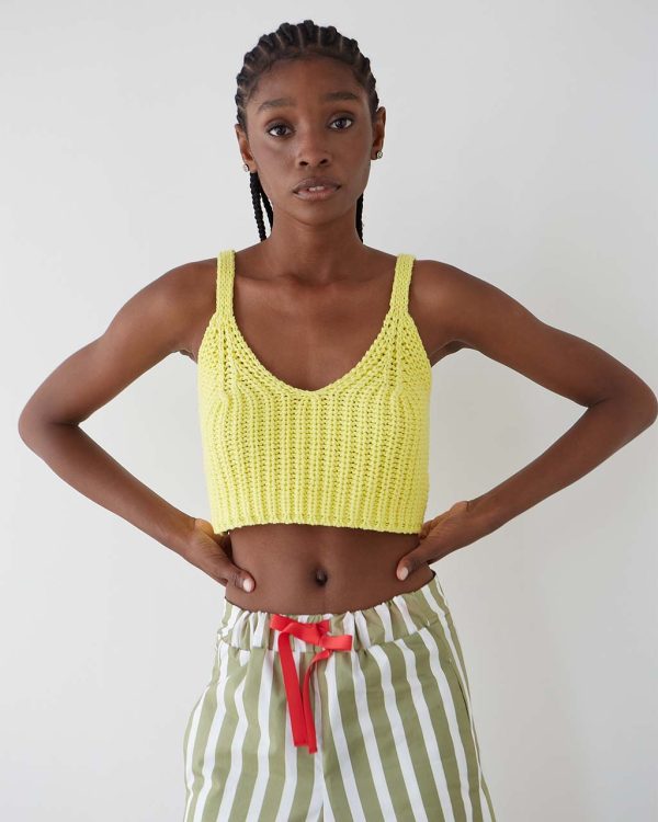 Mariquita Knitted Top - Yellow Supply