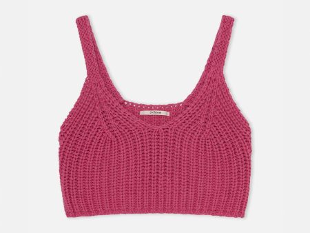 Mariquita Knitted Top - Fuschia Online now