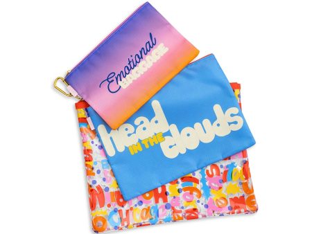 Getaway Travel Pouch Set - Head in the Clouds Online Sale