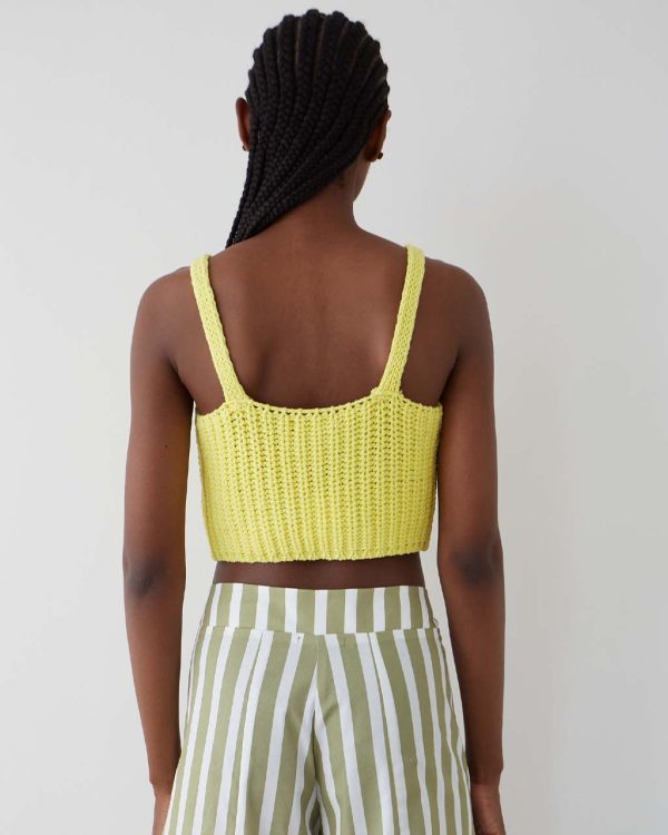 Mariquita Knitted Top - Yellow Supply